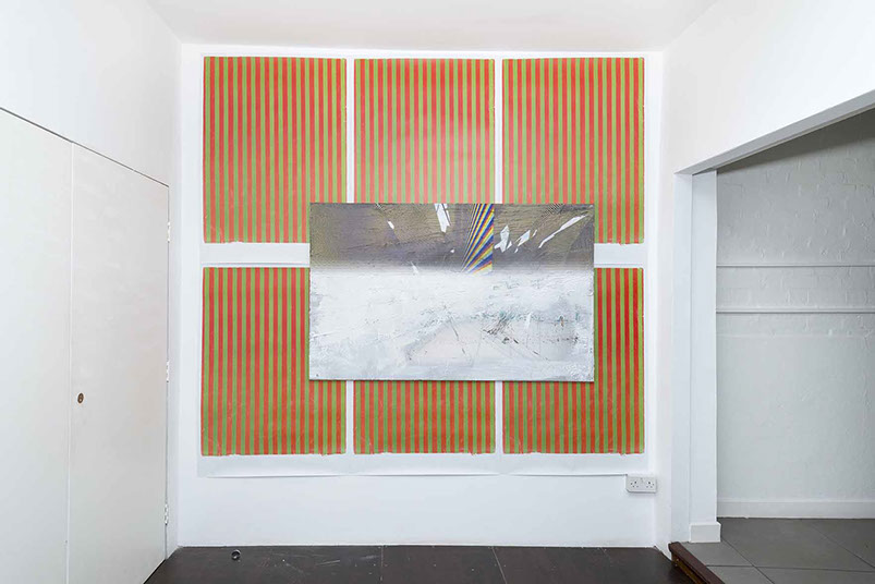 Koen Delaere Untitled, 2013 Digital UV print, Oil on Canvas 97cm x 160cm Wade Guyton Untitled, 2012 digital litho print edition 1-8/100 84cm x 