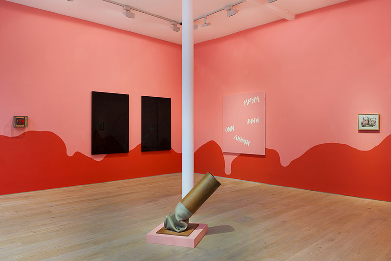 Installation View, Everything falls faster than an anvil. CHEWDAY'S. PACE GALLERY. Czudej
